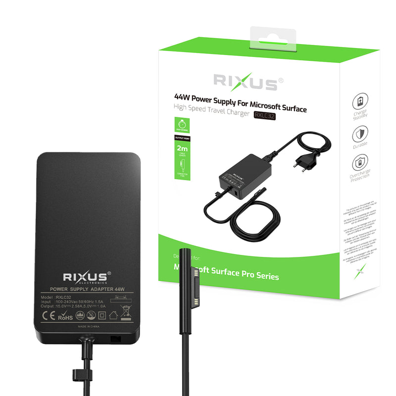 Rixus RXLC32 Chargeur Microsoft Surface 44W