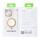 Rixus Instinct Mag Case For iPhone 13, 14 Desert Titanium