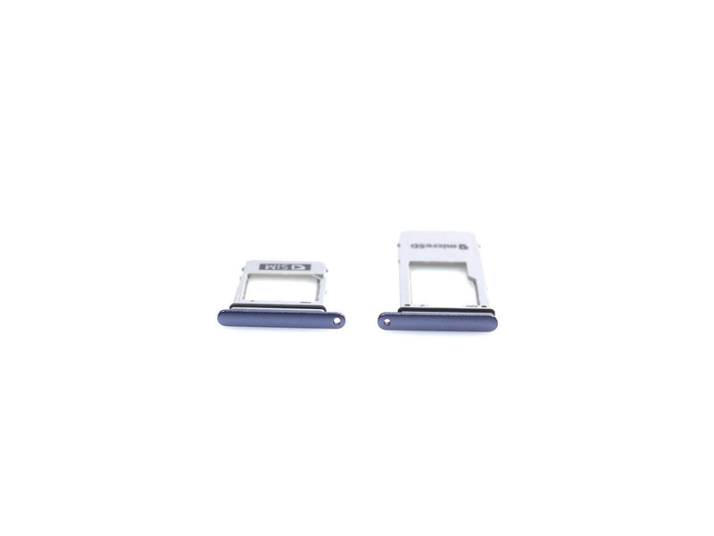 Samsung Galaxy A8 A530F (2018) Set de supports pour cartes Sim et SD Gris Orchidée