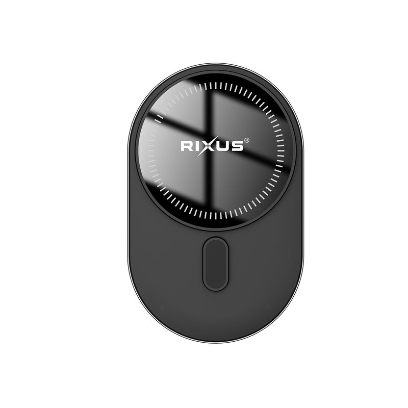 Rixus RXWC13 Wireless Car Charger MagSafe Compatibility 15W Space Gray