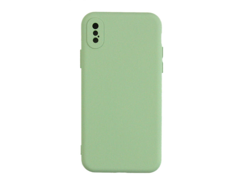 Rixus For iPhone X, XS Soft TPU Phone Case Matcha