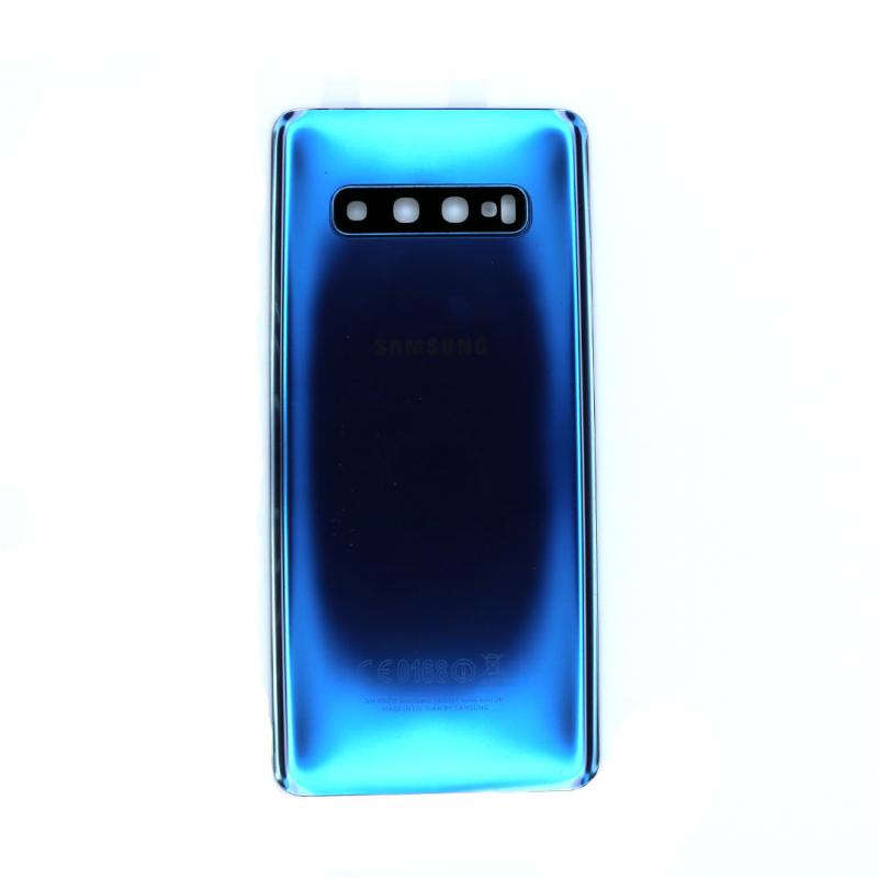 Samsung Galaxy S10 Plus G975F Tapa Trasera Azul Prisma Con Lente (OEM)