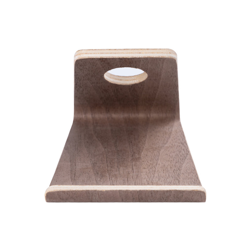 Rixus Showcase Phone Holder Wood Color