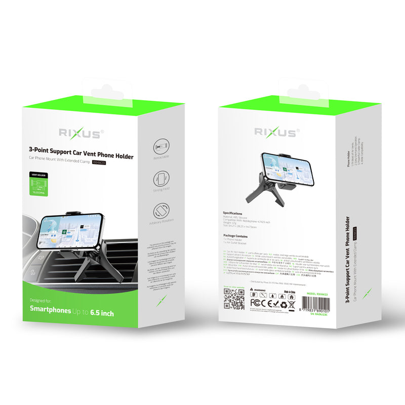 Rixus RXHW23 Support pour téléphone portable pour Mercedes Noir