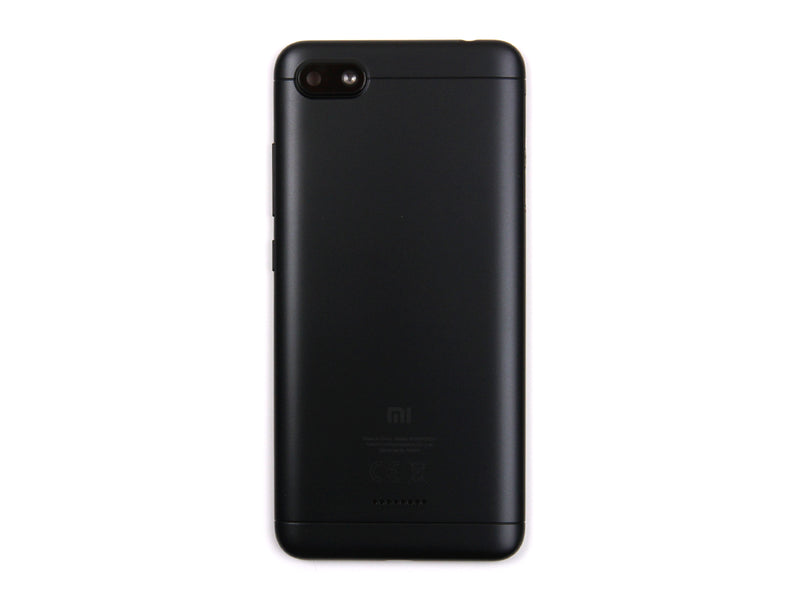 Xiaomi Redmi 6A Boîtier arrière noir (+ lentille)