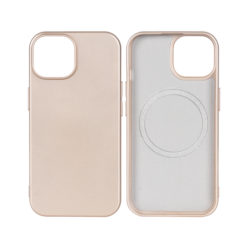 Rixus For iPhone 11 Pro Soft TPU Phone Case With MagSafe Gold
