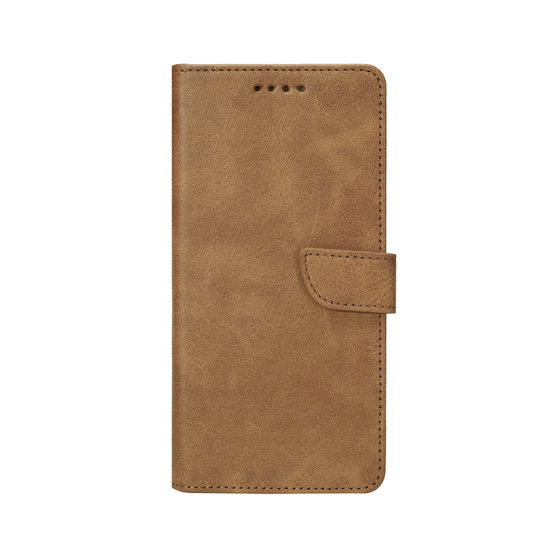 Rixus Bookcase For Samsung Galaxy A33 5G A336B Light Brown