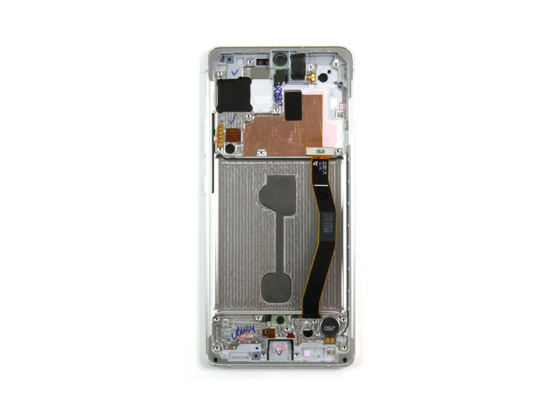 Samsung Galaxy S10 Lite G770F Display And Digitizer With Frame Prism White Service Pack