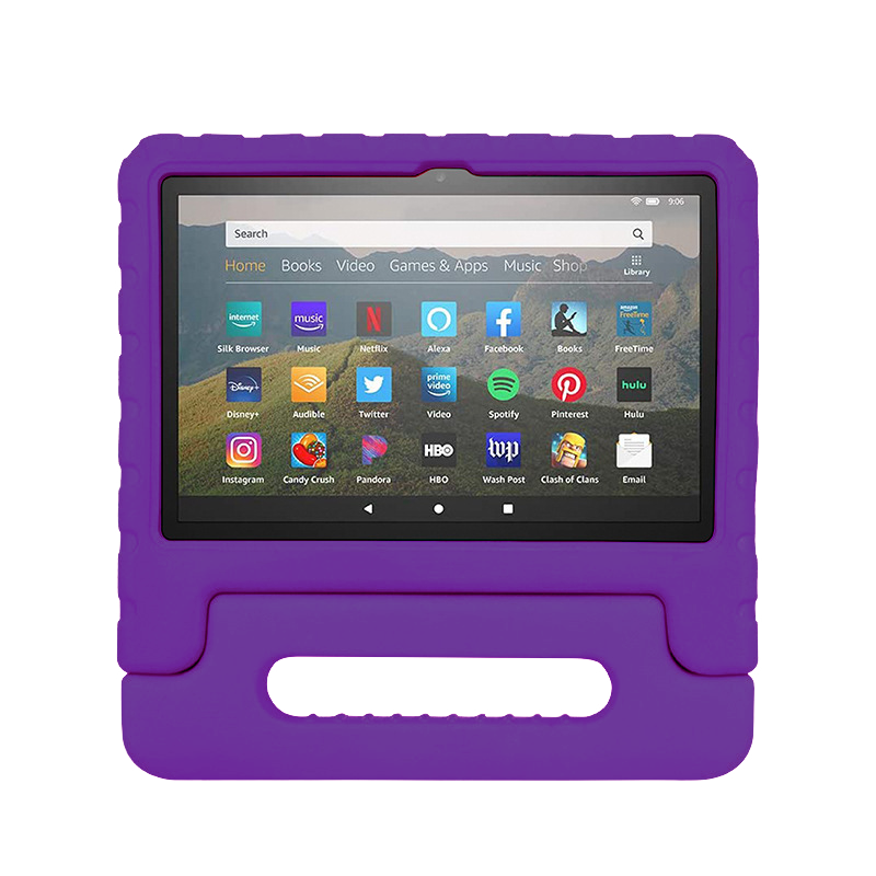 Rixus RXTC06 Pour iPad Air 3 10.5 (2019) 10.2 (2021, 2019) Pro 10.5 (2018) Tablet Kids Case Purple