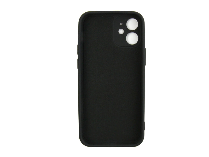 Rixus Para Funda TPU blanda para iPhone 12 Mini Negro