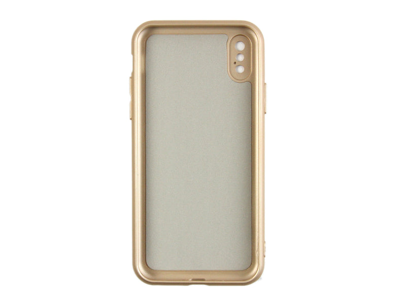 Rixus For iPhone X, XS Soft TPU Phone Case Gold