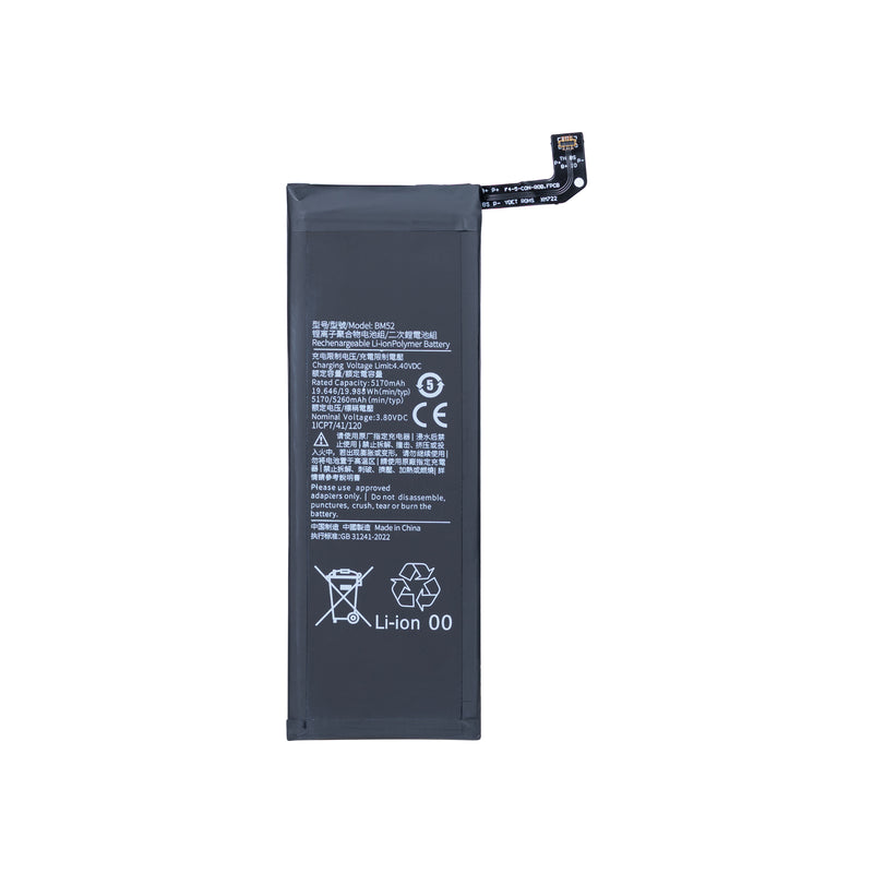 Xiaomi Mi Note 10 (M1910F4G) Mi Note 10 Pro (M1910F4S) Batterie BM52 (OEM)