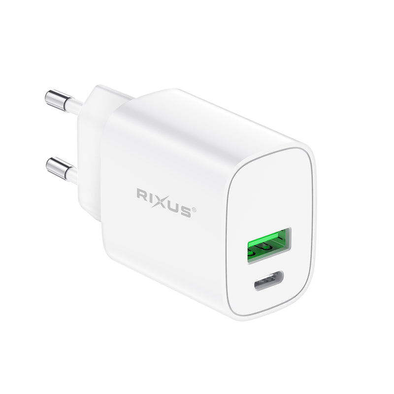 Rixus RX90S Adaptive Fast Charger QC 3.0 + PD 20W