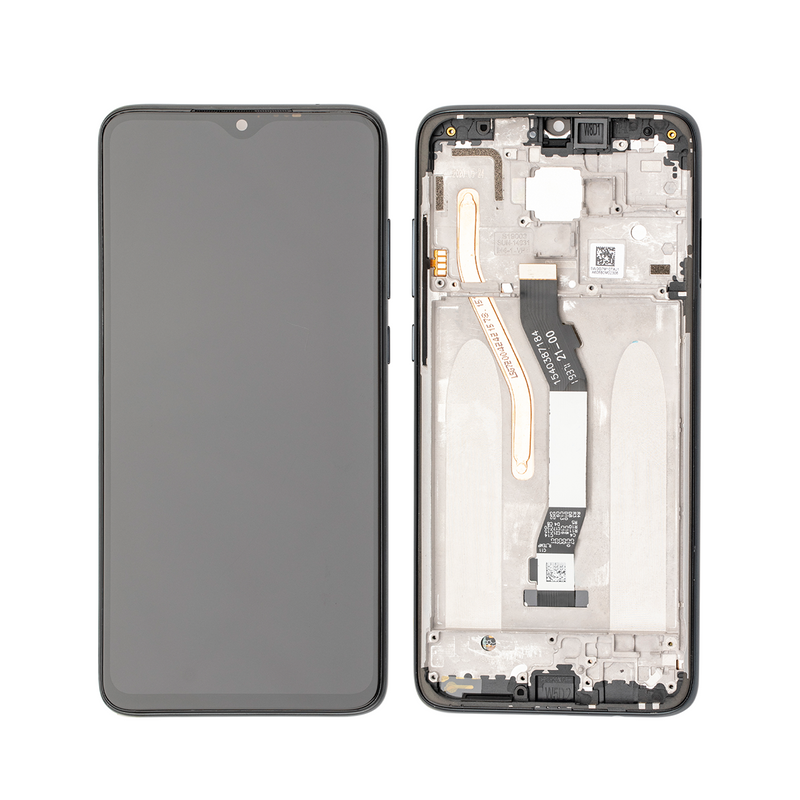 Xiaomi Redmi Note 8 Pro Display And Digitizer With Frame Black OEM