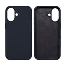 Rixus For iPhone 16 Plus Soft TPU Phone Case Black