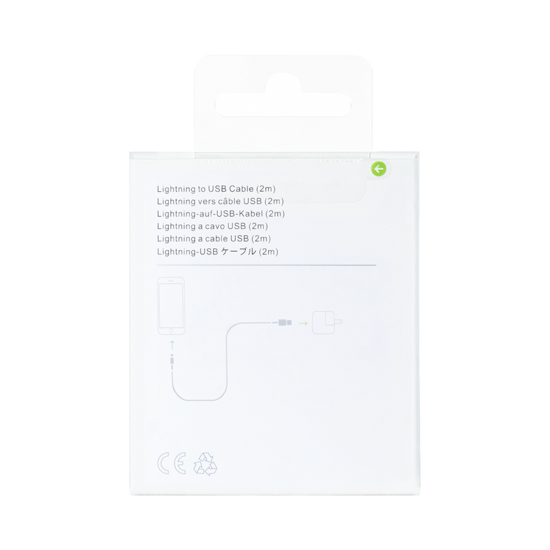 Para Apple Cable USB-A a Lightning 2 m Caja al por menor