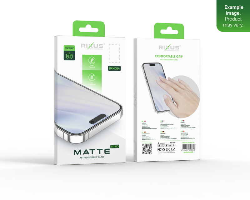 Rixus Para iPhone 14 Pro Max Plus Cristal templado mate