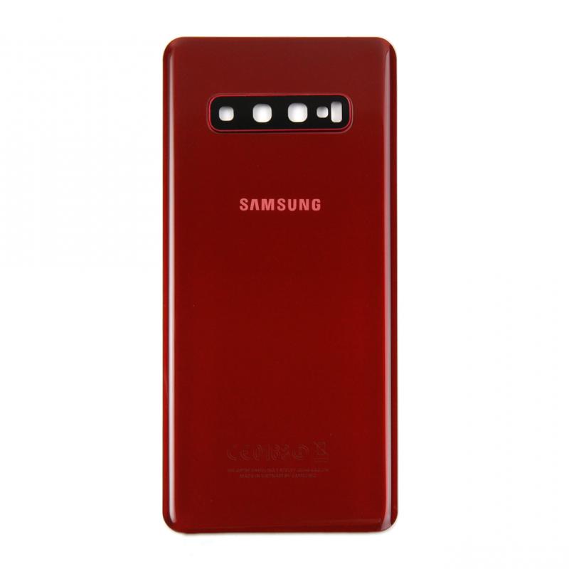 Samsung Galaxy S10 Plus G975F Back Cover Cardinal Red With Lens (OEM)