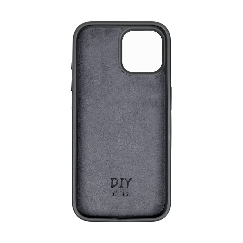 For iPhone 15 Smart Ink Phone Case Black