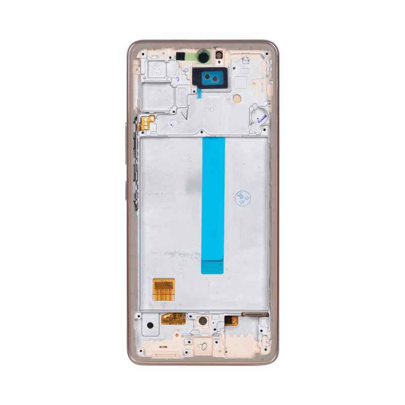 Samsung Galaxy A53 5G A536B Display And Digitizer With Frame Peach Soft-OLED