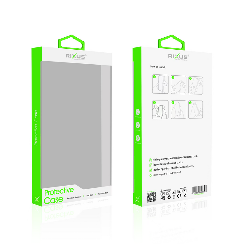 Rixus Pour iPhone 11 Pro Crystal Clear Anti-shock TPU Avec MagSafe