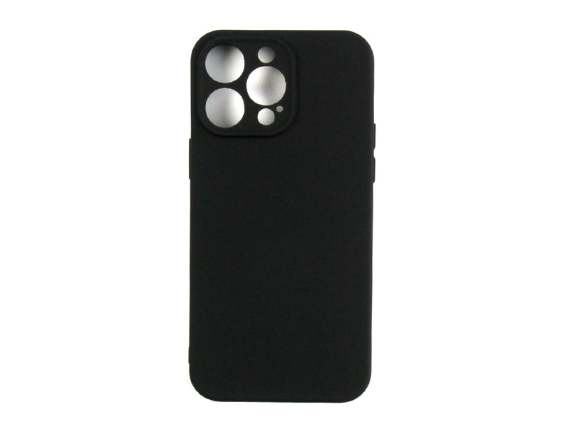 Rixus Para Funda TPU blanda para iPhone 14 Pro Max Negro