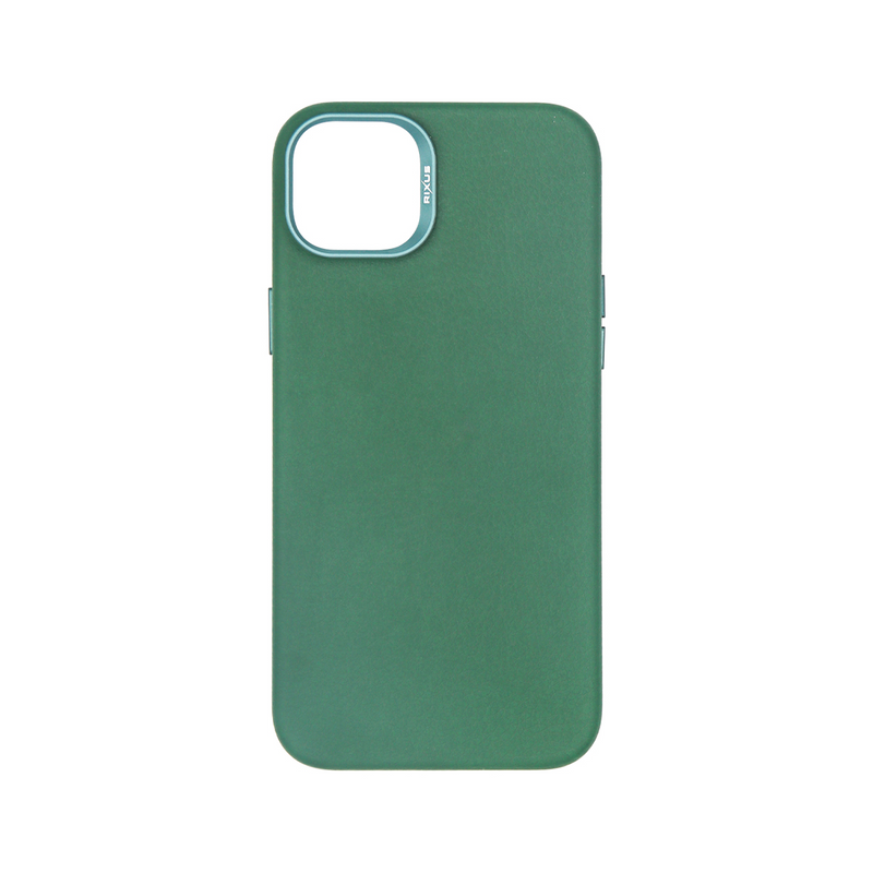 Rixus For iPhone 15 Plus Classic 02 Case With MagSafe Green