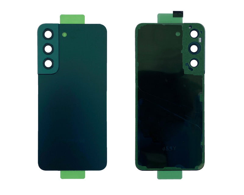 Samsung Galaxy S22 S901B Coque arrière verte (+ lentille)