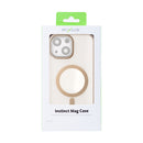 Rixus Instinct Mag Case For iPhone 13, 14 Desert Titanium