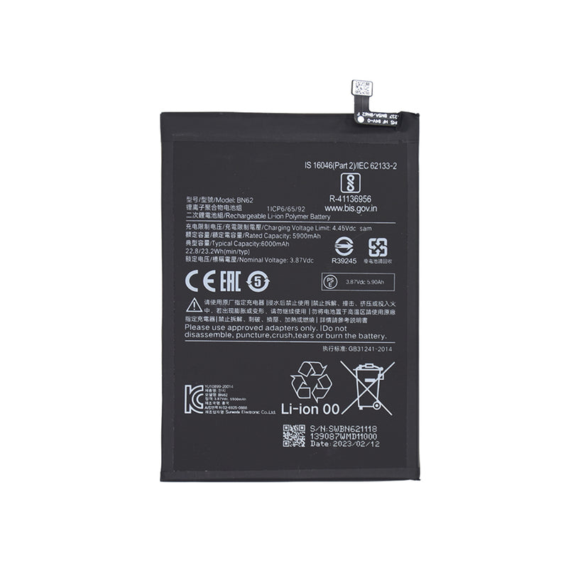 Xiaomi Redmi 9T Battery BN62 (OEM)