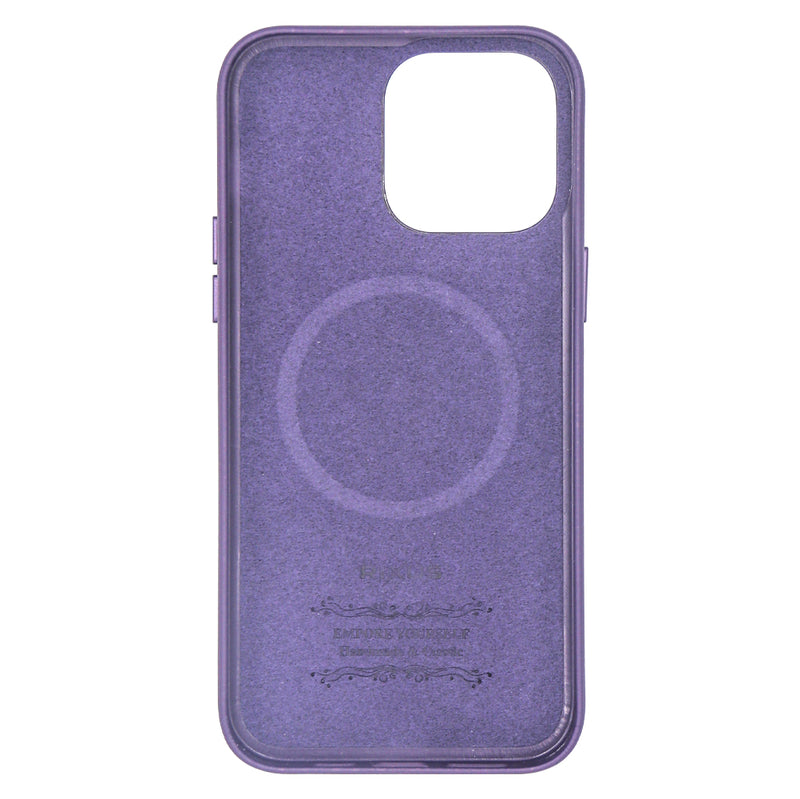 Rixus Classic 02 Funda Con MagSafe Para iPhone 14 Pro Max Morado