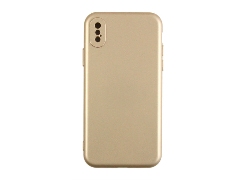 Rixus Para Funda suave de TPU para iPhone X, XS Oro