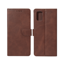 Rixus Bookcase For Samsung Galaxy A41 A415F Brown
