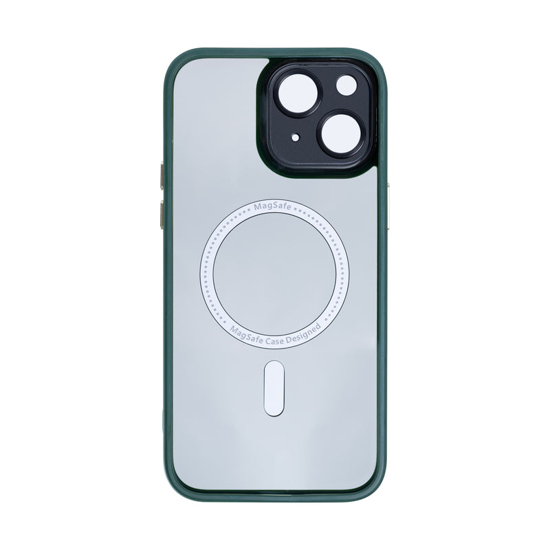 Rixus Classic 04 Case With MagSafe For iPhone 15 Plus Dark Green