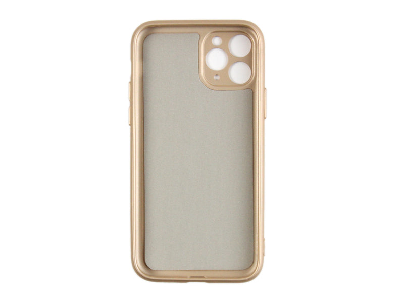 Rixus Para Funda de TPU blanda para iPhone 11 Pro Oro