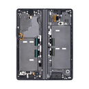 Samsung Galaxy Z Fold2 5G F916B Display And Digitizer With Frame Mystic Black With Silver Hinge Service Pack