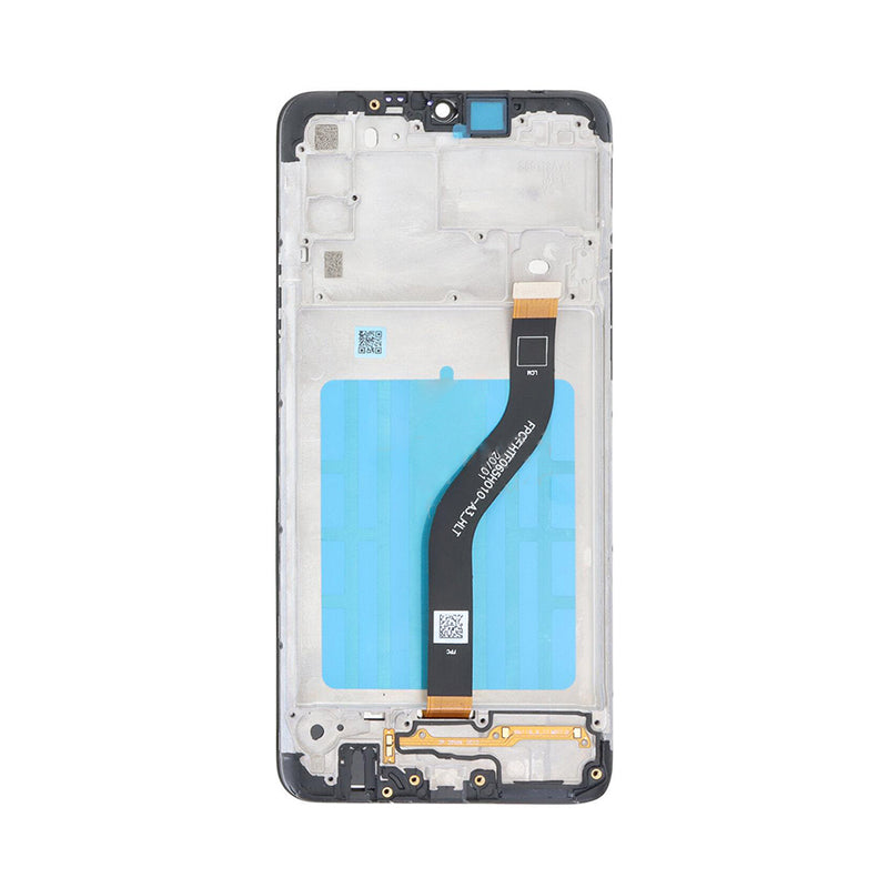 Samsung Galaxy A20s A207F Display And Digitizer With Frame Black Soft-OLED