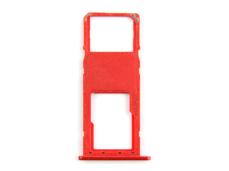 Samsung Galaxy A11 A115F Sim and SD Card Holder Red