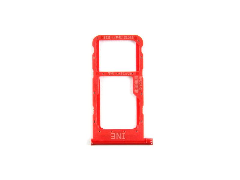 Huawei P Smart Plus (Nova 3i) Sim Y SD Card Holder Rojo