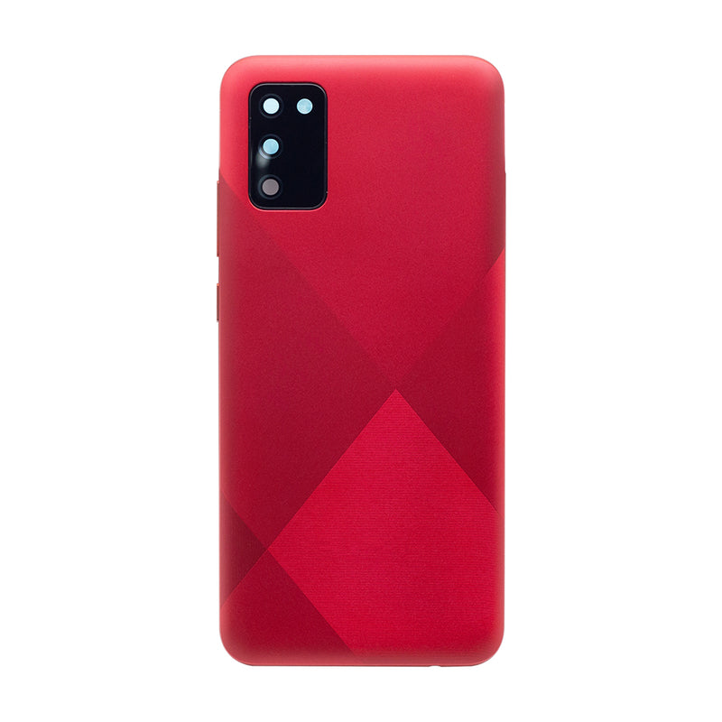 Samsung Galaxy A02s A025F Tapa Trasera Roja Con Lente (OEM)