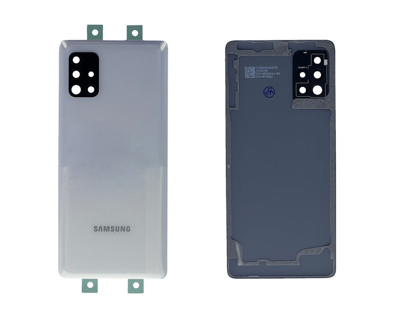 Samsung Galaxy A51 5G A516B Cubierta Trasera Prisma Cubo Blanco Con Lente (OEM)