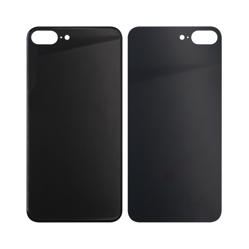 For iPhone 8 Plus Extra Glass Black (Enlarged camera frame)