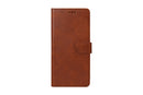 Rixus Bookcase For iPhone 15 Pro Brown