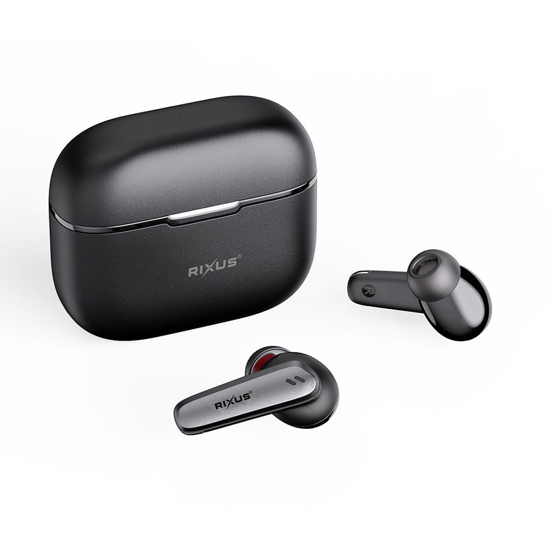 Rixus RXBH33 HIFI Sound Earbuds Wireless Headset Noir