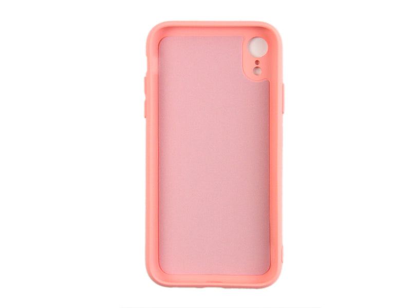 Rixus Para Funda de TPU suave para iPhone XR Rosa