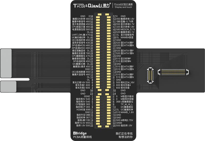 Qianli iBridge ToolPlus Kit de test de câbles PCBA (iPhone 6S/5.5)