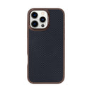 Rixus Mag Carbon With MagSafe For iPhone 16 Pro Max Brown