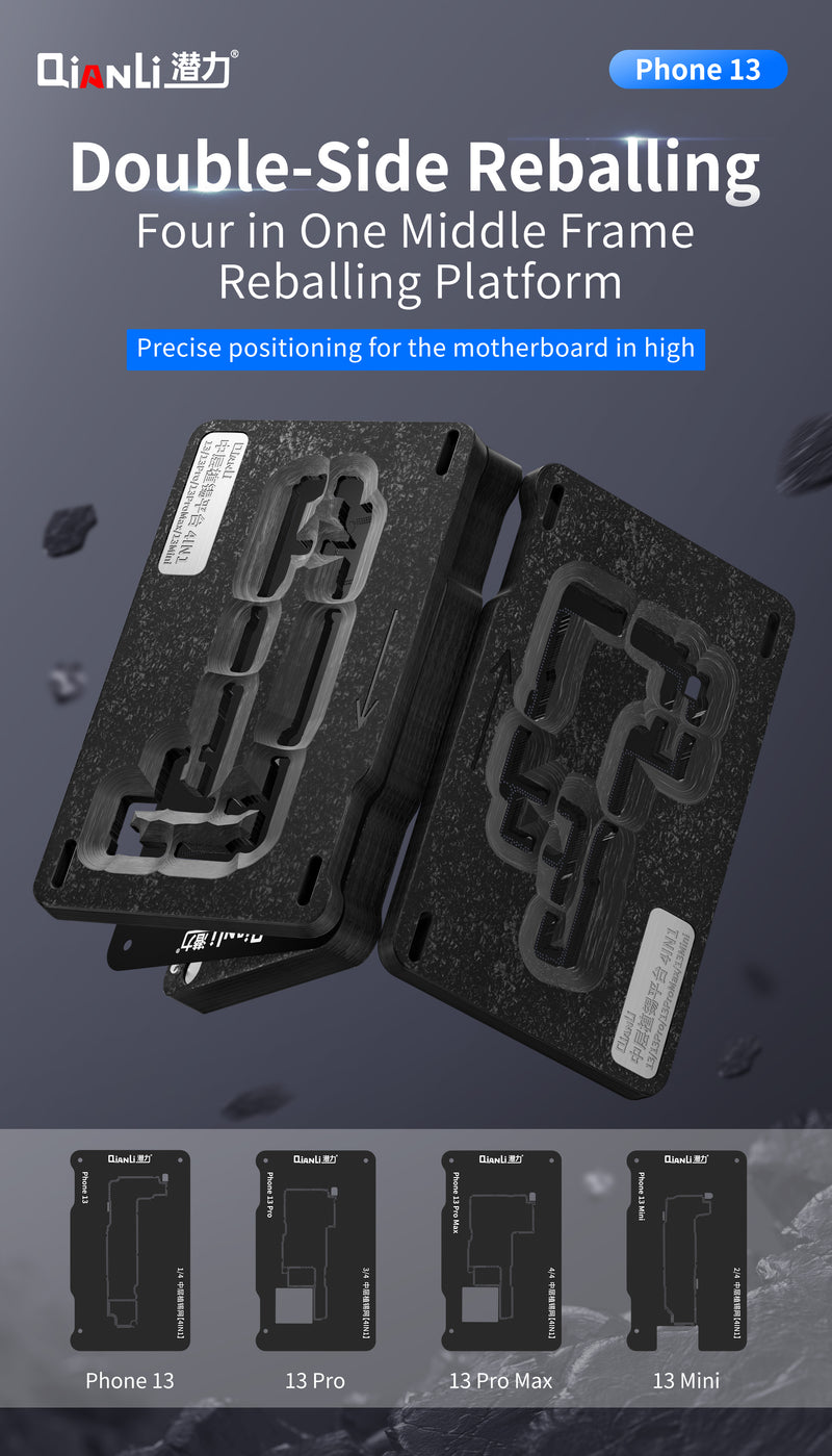 Qianli Middle Frame Reballing Platform for iPhone 13 Series (Plateforme de remblayage à cadre moyen pour iPhone 13)