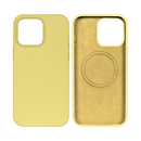 Rixus For iPhone 14 Pro Max Soft TPU Phone Case With MagSafe Gold