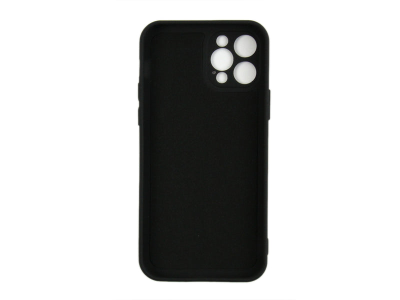 Rixus Para Funda de TPU blanda para iPhone 12 Pro Negro